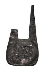 Tom Ford for Gucci Autunno 2001 Edizione Limitata Borsa in Pelle di Coccodrillo Morbidissima Nera