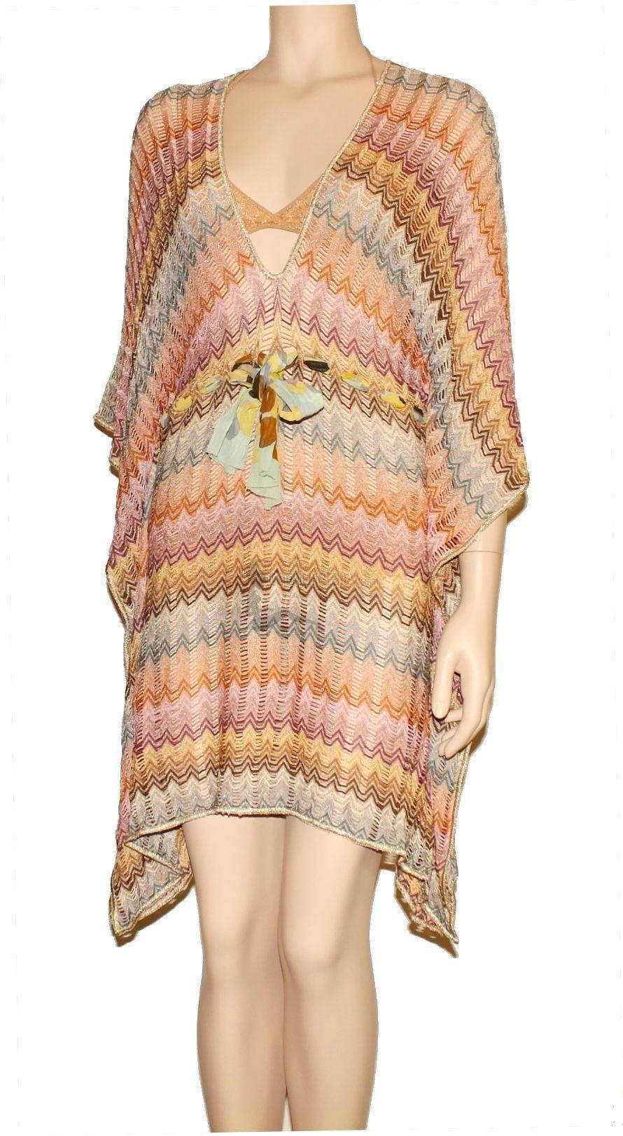 metallic crochet dress