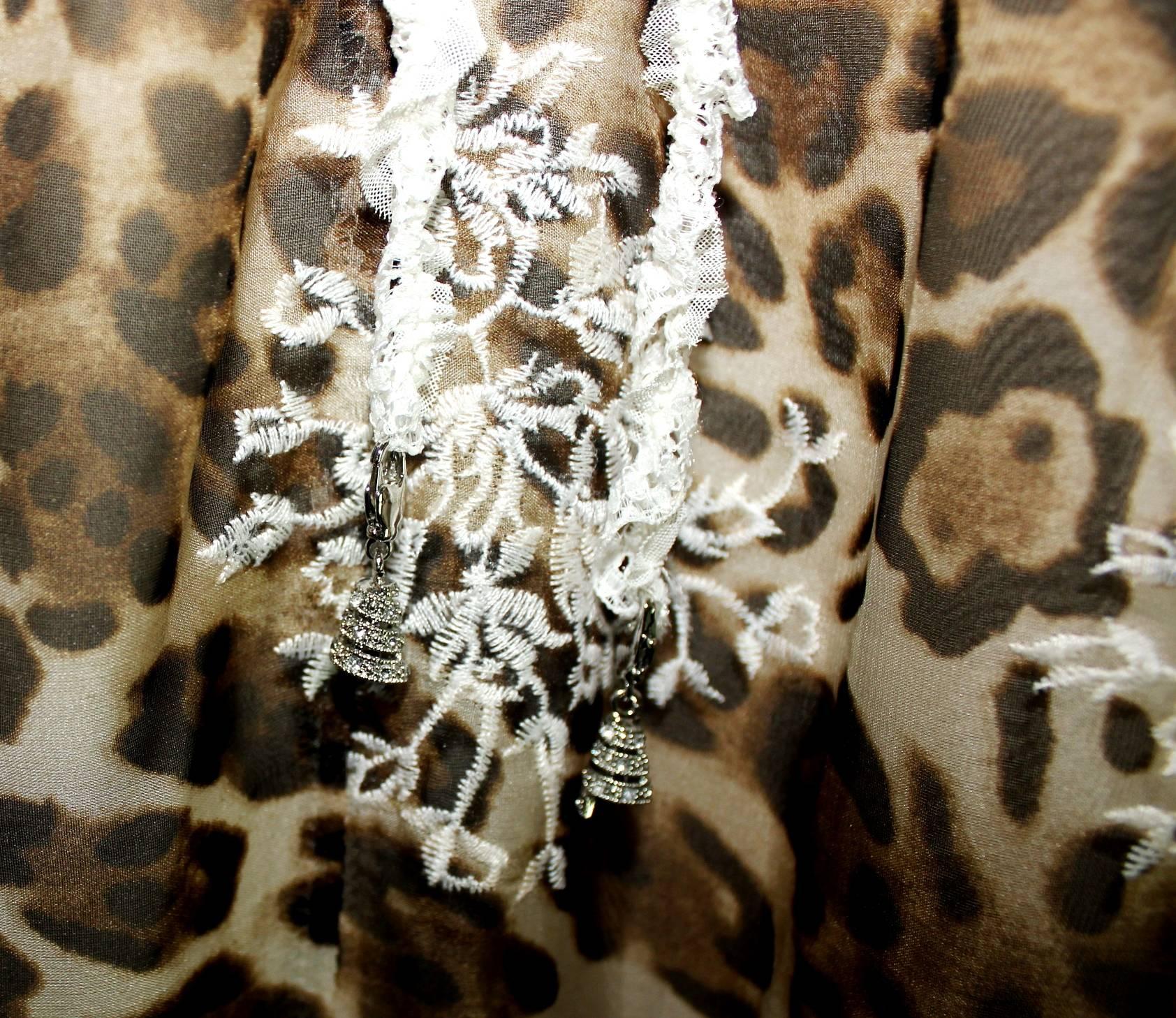 cheetah gown