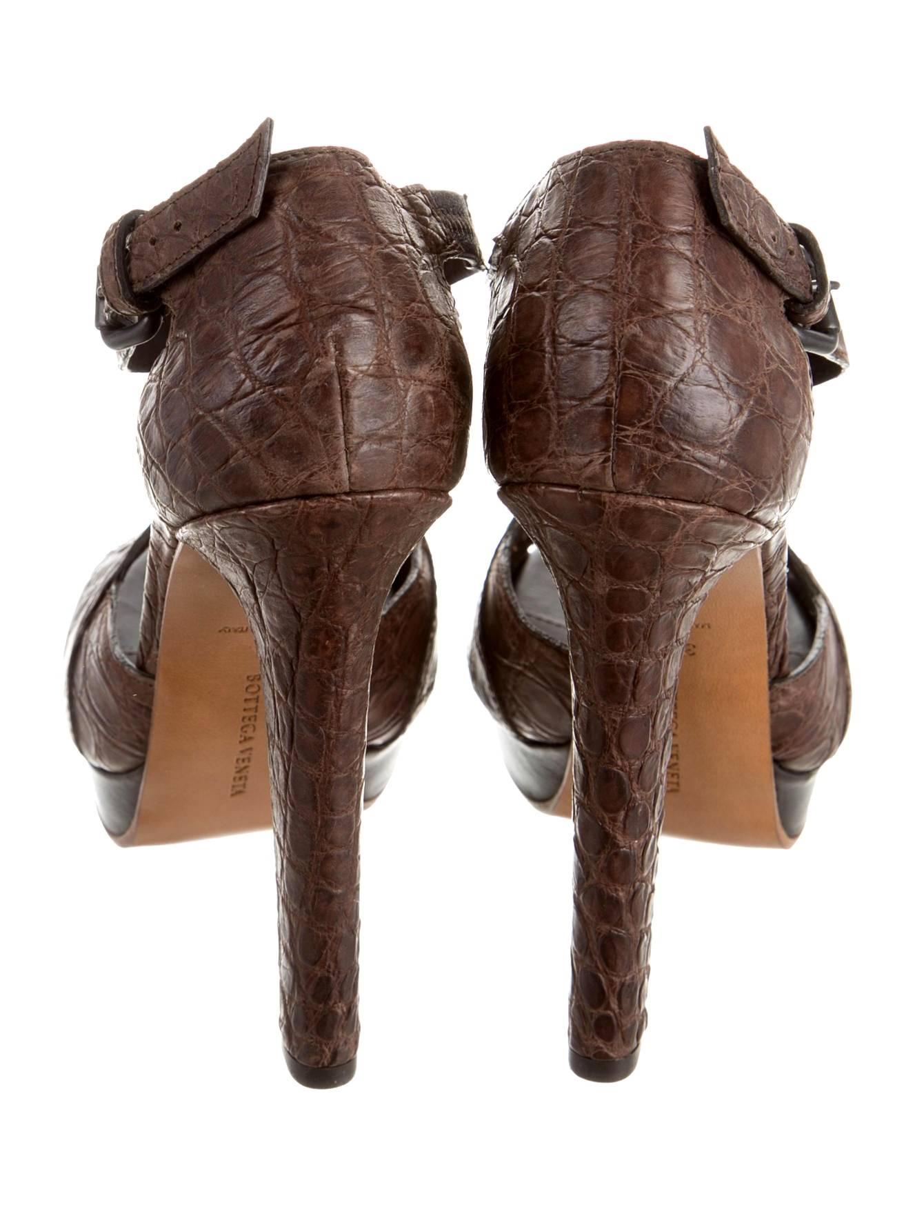 chocolate brown sandals heels