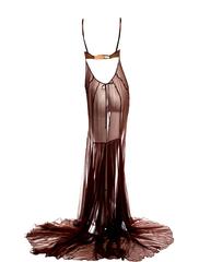 Dolce & Gabbana Vintage Hollywood Diva Chiffon Silk Corset Evening Gown