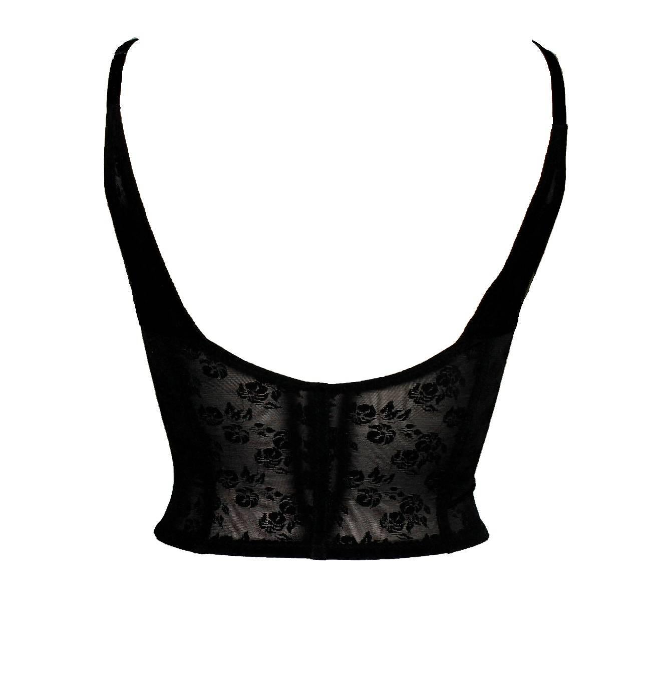DOLCE & GABBANA

BLACK CORSAGE CORSET TOP

FROM THE 1989 COLLECTION, WORN ON RUNWAY BY NAOMI

PERFECTLY TO WEAR WITH ANY LACE TOP, DRESS OR UNDER A JACKET OR CARDIGAN!

SO VERSATILE

Gorgeous Dolce & Gabbana Corset Top
From 1989