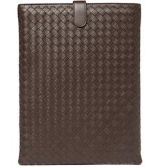 Brandnew Bottega Veneta Ebano Woven Ipad Case