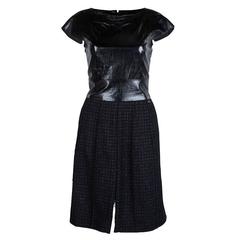 Chanel Leather Dress - 13 For Sale on 1stDibs