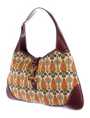 Gucci Printed Canvas Pigna Pineapple Ananas Shoulder Bag