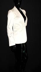 Unique Gucci by Tom Ford Cream Evening Tuxedo Smoking Jacket