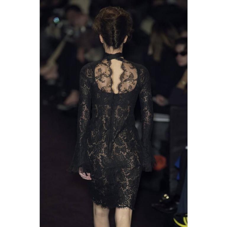 saint laurent black dress