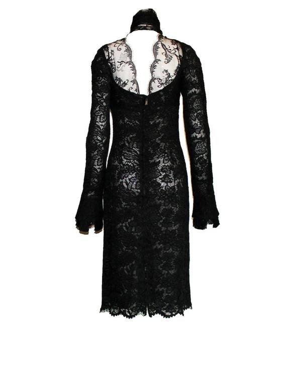 Gorgeous Yves Saint Laurent by Tom Ford YSL Black Lace Dress