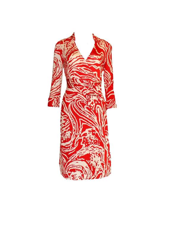 dvf wrap dress