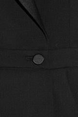 Naomi's Alexander McQueen Black Tuxedo Smoking Jumpsuit with Silk Trimming