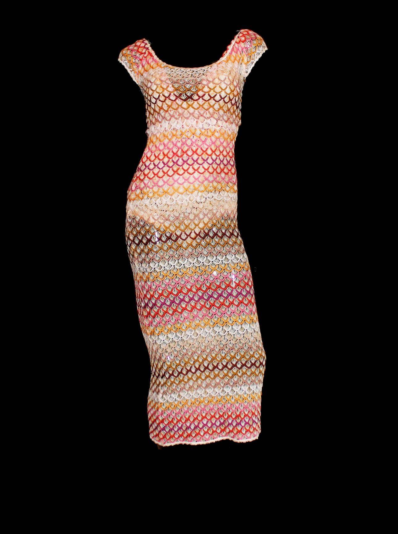 Breathtaking Missoni 2Pcs Ensemble Maxi Dress with Matching Swimsuit In New Condition In Switzerland, CH