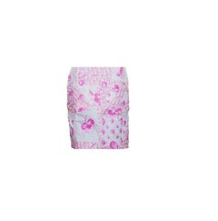 Christian Dior by John Galliano Diorissimo Pink Girlie Logo Skirt
