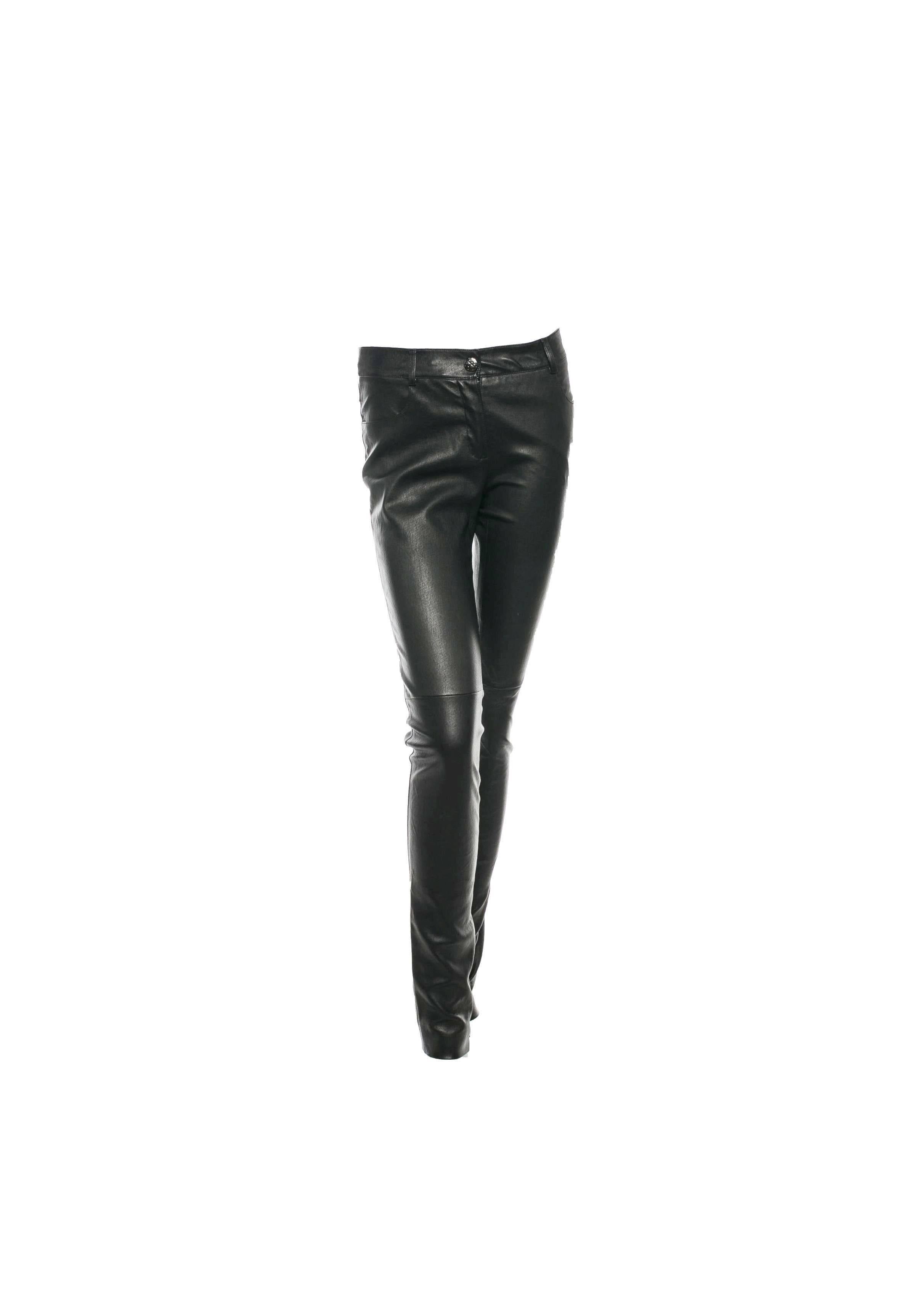 leather pants with pockets