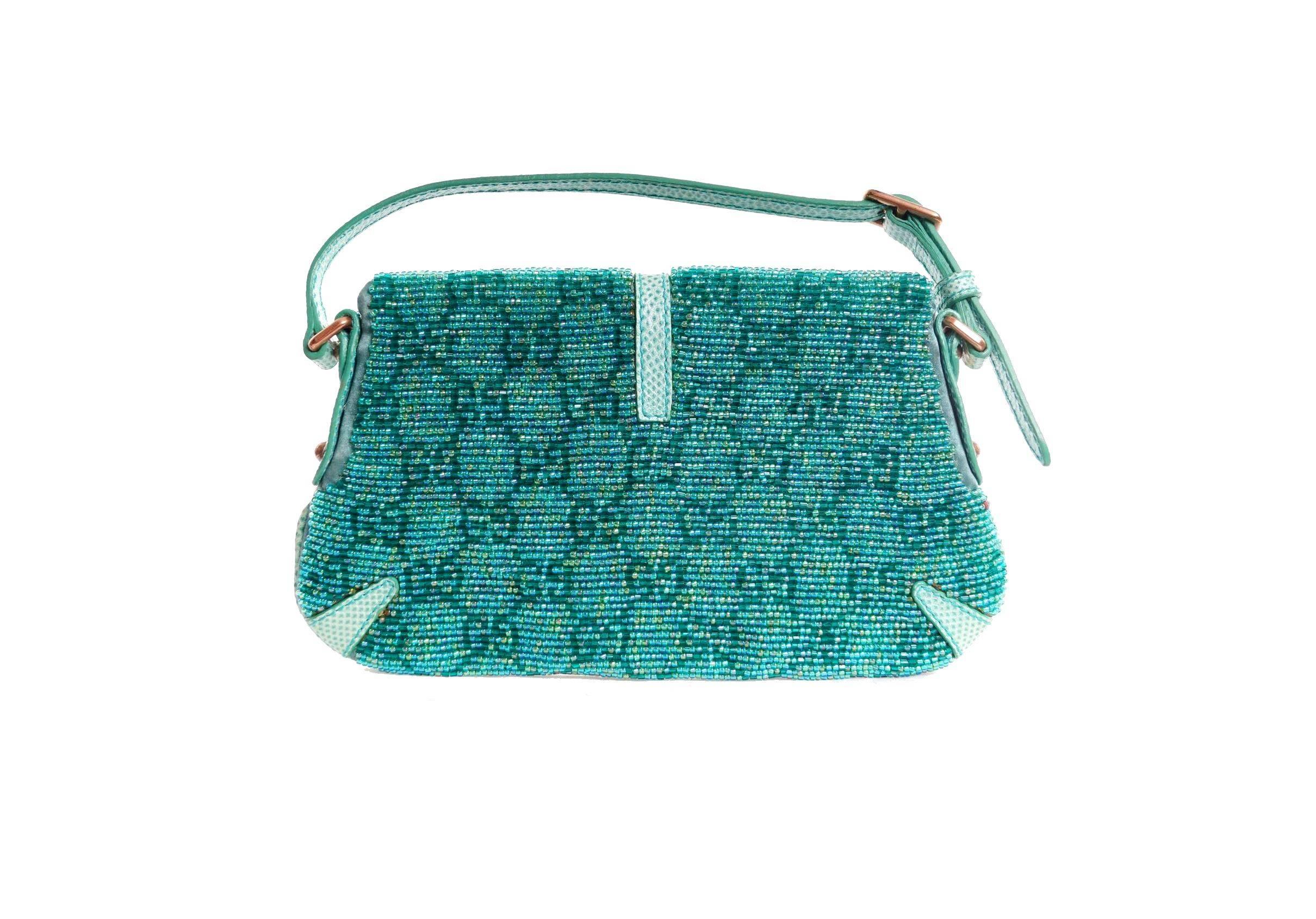 gucci teal bag