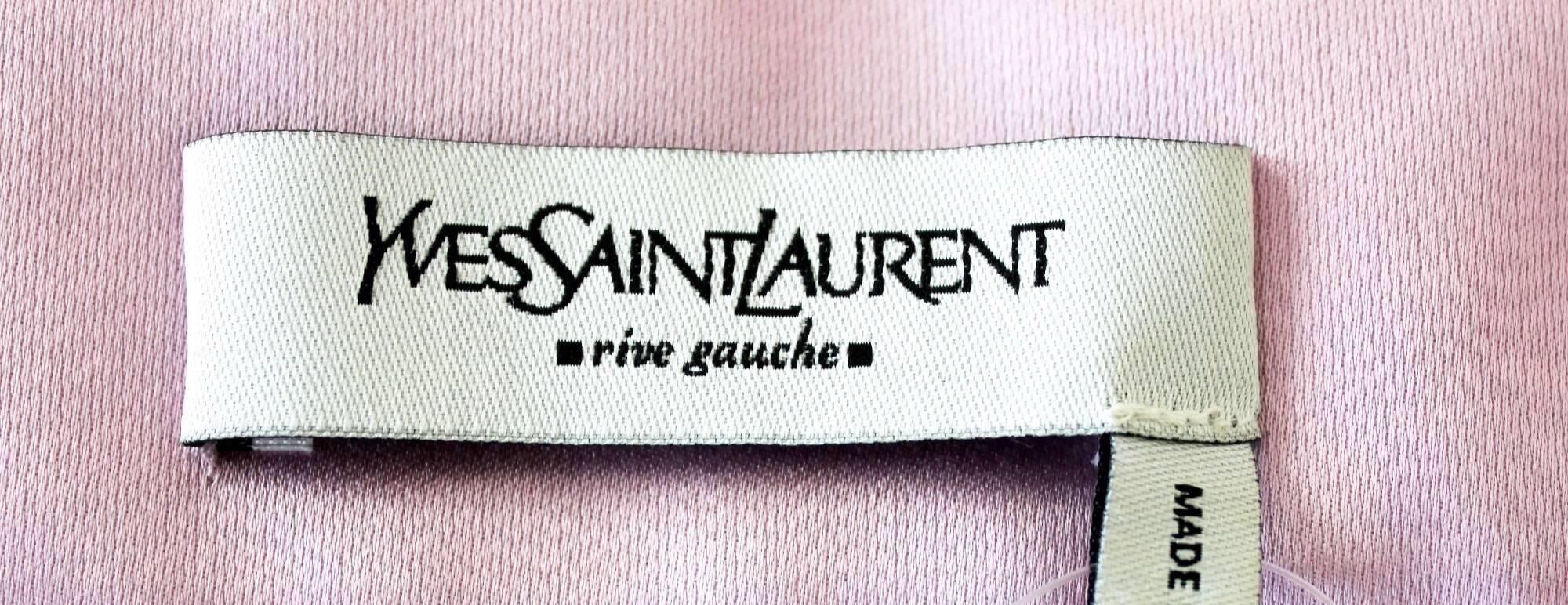 NEW Yves Saint Laurent Rive Gauche by Tom Ford SS 2003 Pink Derriere Skirt 1
