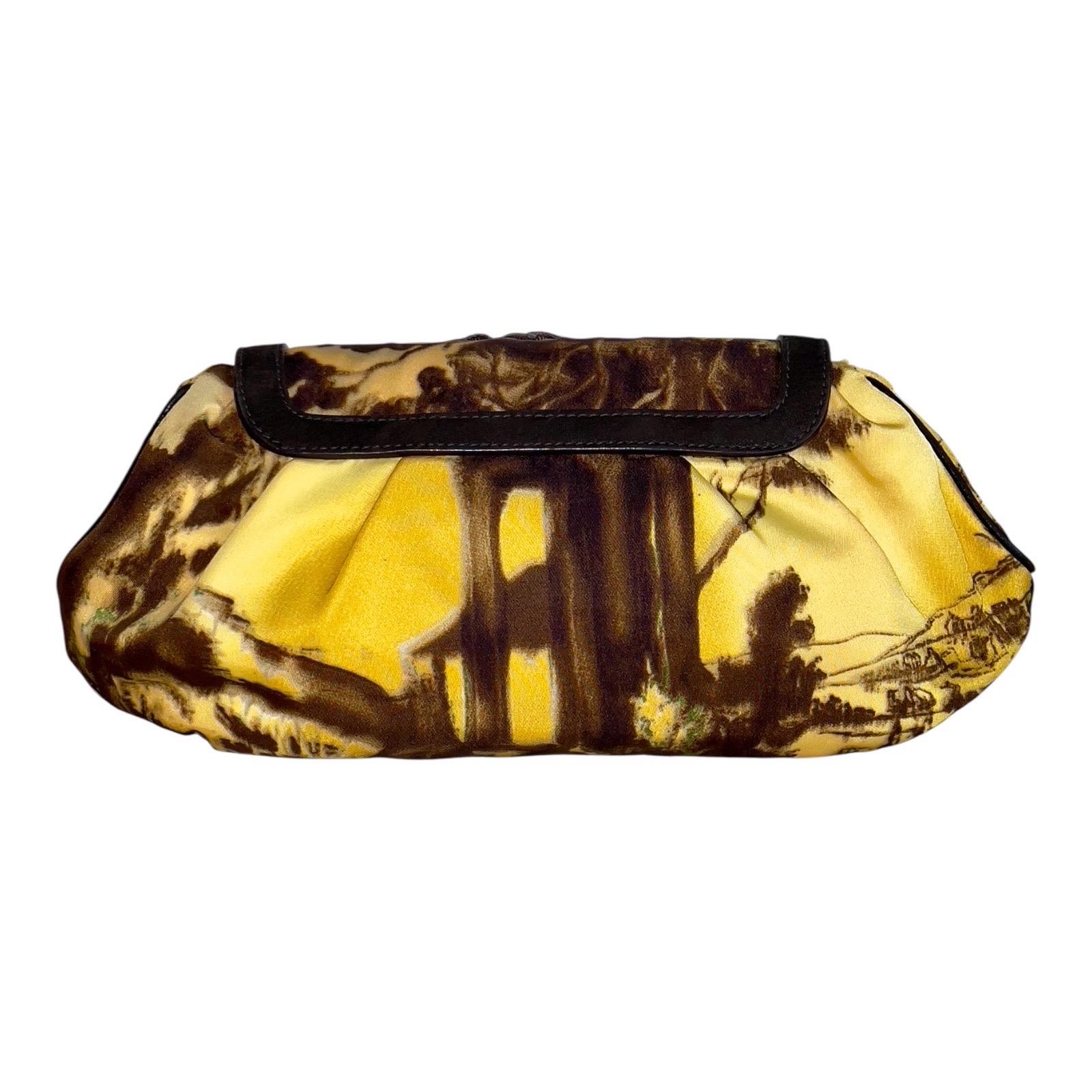 PRADA Exotische himmlische bestickt Nylon & Krokodil Clutch Bag - Full Set Y2K Damen im Angebot