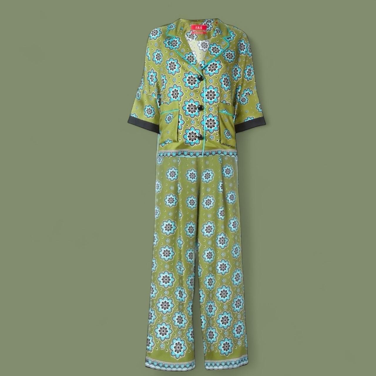 Non indossato F.R.S. For Restless Sleepers FRS Arabesque Palazzo Pants Suit S In condizioni ottime in vendita a Switzerland, CH