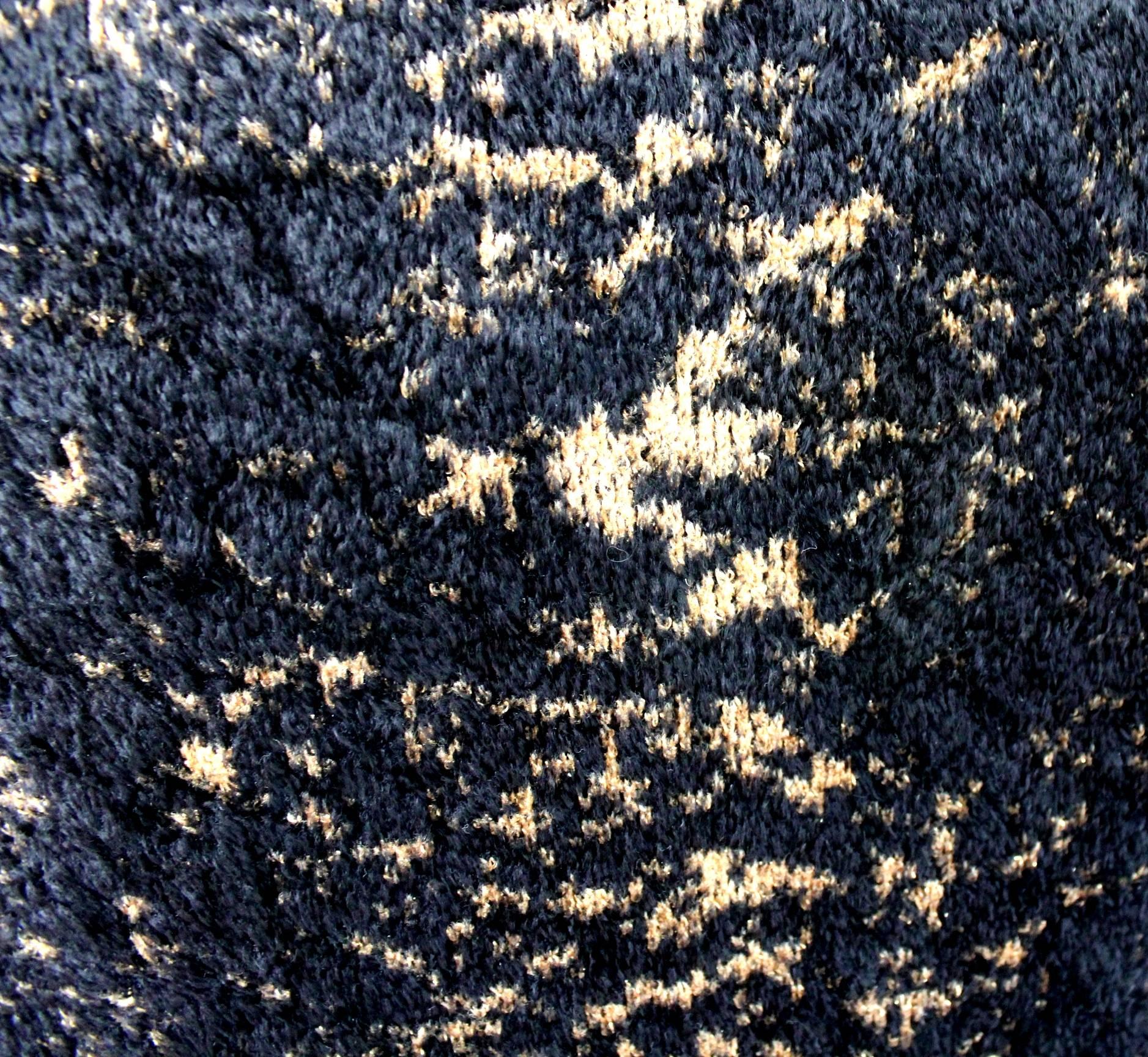 Chanel Black and Gold Chenille Chinese Cheongsam Inspired Dress In New Condition In Switzerland, CH