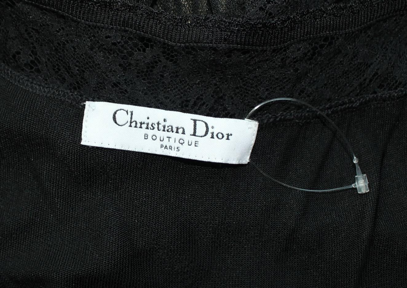 Little Black Dress! Ruched Christian Dior Cocktail Dress 3