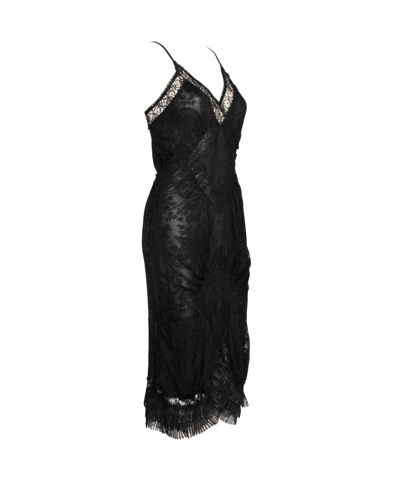 GORGEOUS 

CHRISTIAN DIOR 

BLACK KNIT & LACE COCKTAIL DRESS

A TRUE ICON!

DETAILS: 
An extremely luxurious and versatile CHRISTIAN DIOR classic signature piece that will last you for years
Draped details
Dry clean only
Made in France
Fully