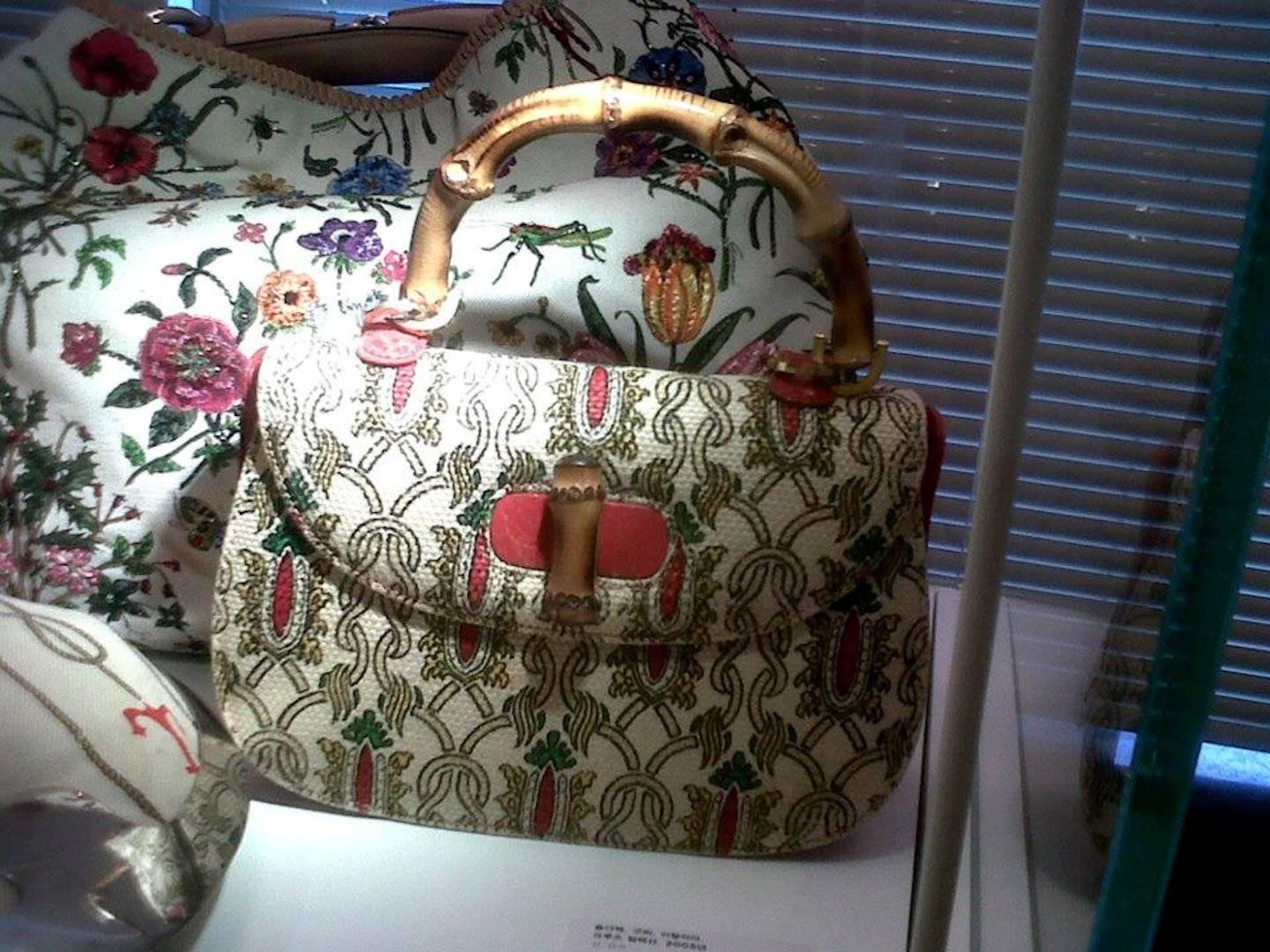 Women's Gucci Tom Ford Limited Flora Beaded Embroidered Horsebit Bag - Museum Piece