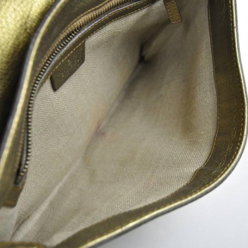 Gucci Golden Studded Flap Bag 3
