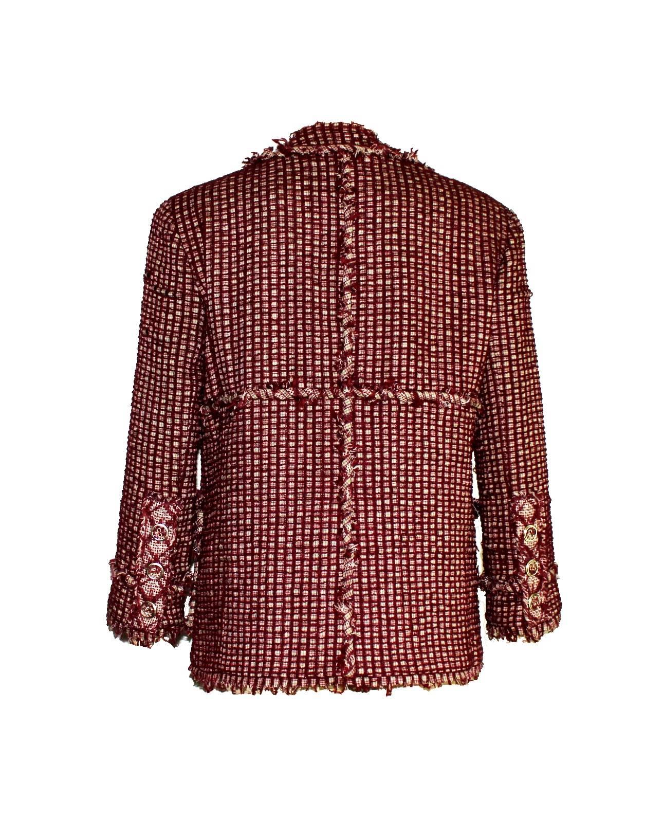 Beautiful Chanel Tweed Jacket

Designed By Karl Lagerfeld

A True Chanel Piece That Should Be In Every Woman'S Wardrobe

So Gorgeous

Details:

    Beautiful Chanel Jacket Designed By Karl Lagerfeld
    A True Signature Item That Will