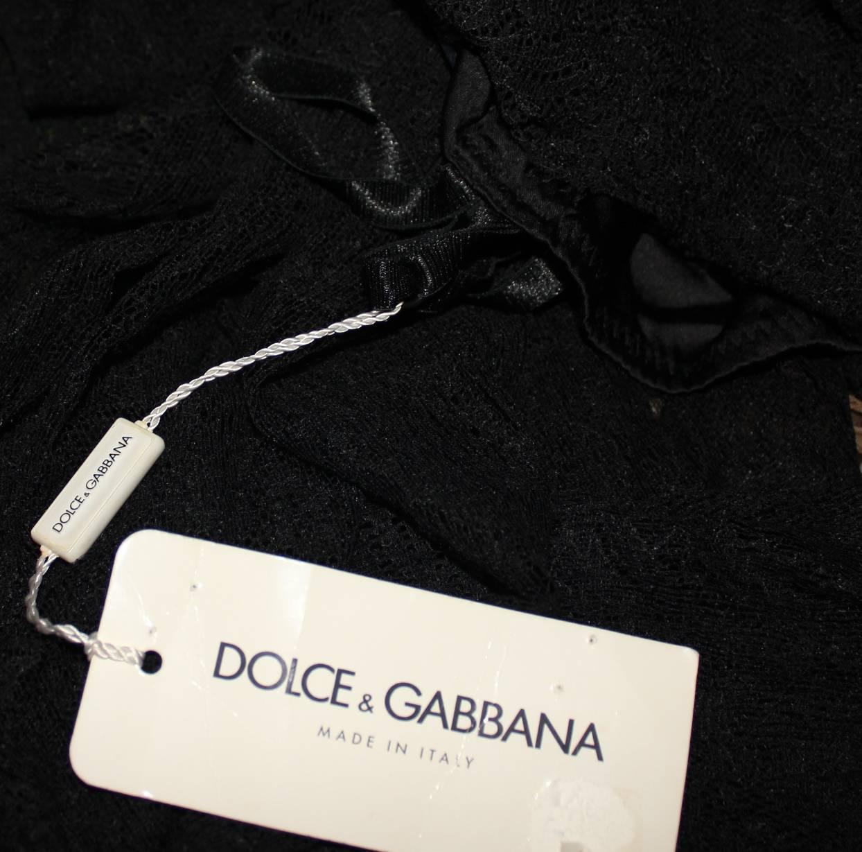 Collector's Piece! 1999 Stunning Dolce & Gabbana Corset Lace Gown 1