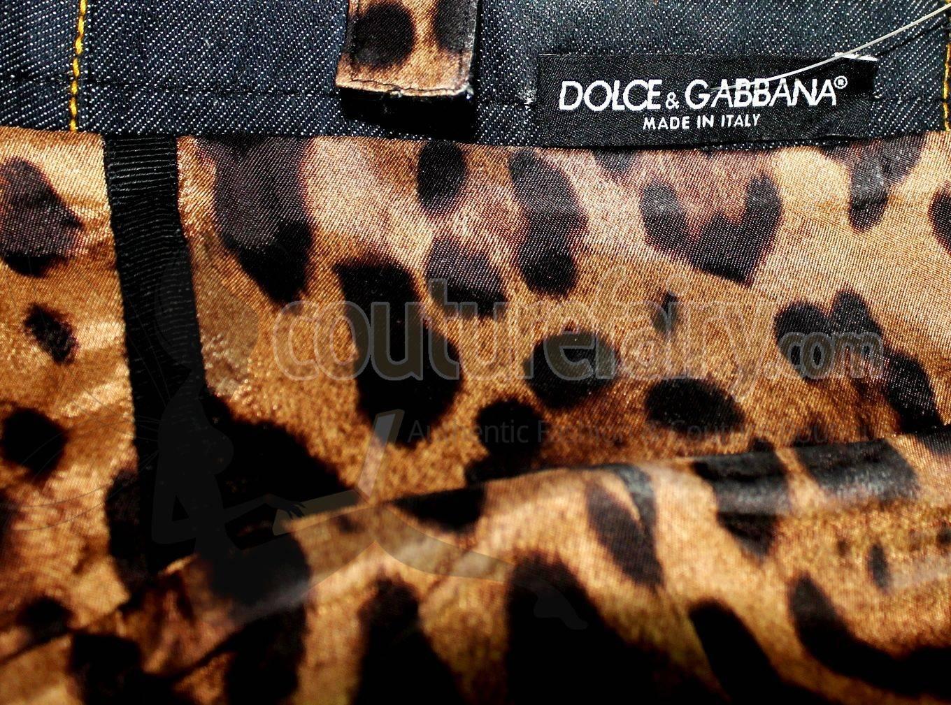 Black Dolce & Gabbana Bondage Denim Bodysuit Jumpsuit Romper