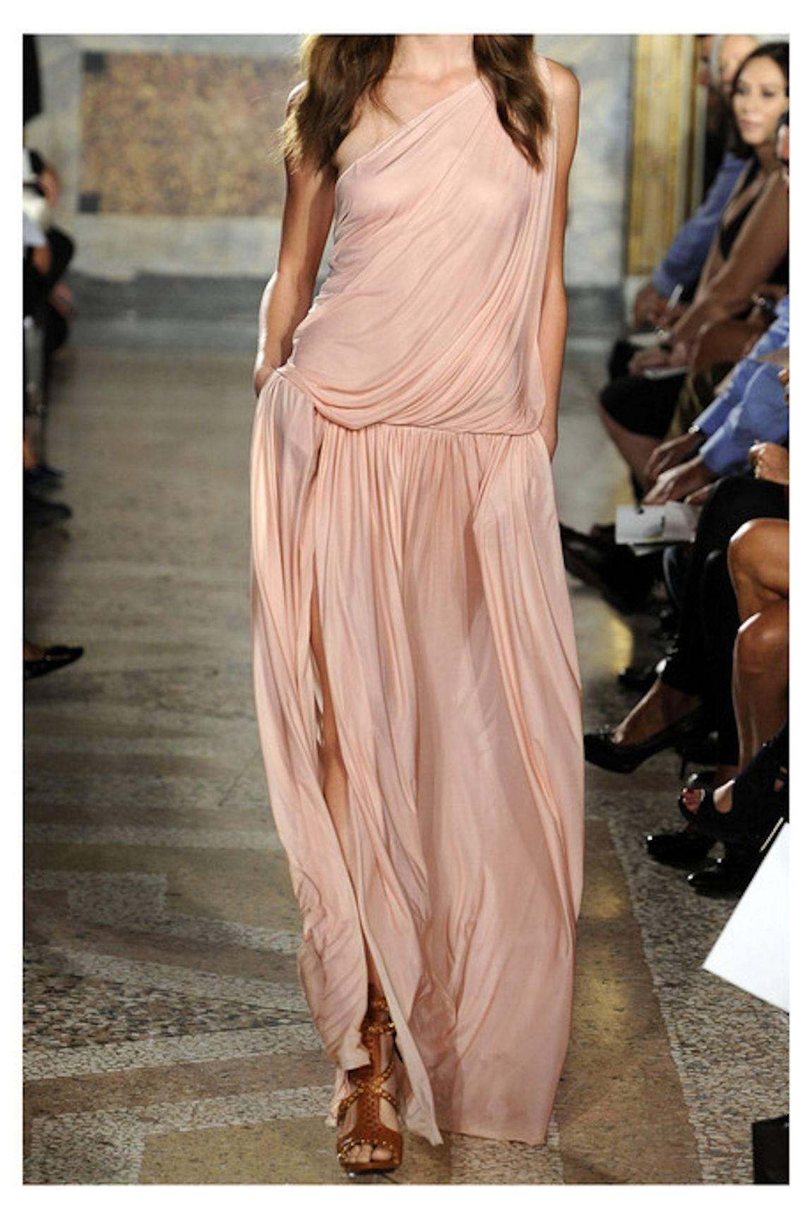 Emilio Pucci Draped Evening Gown Maxi Dress 4
