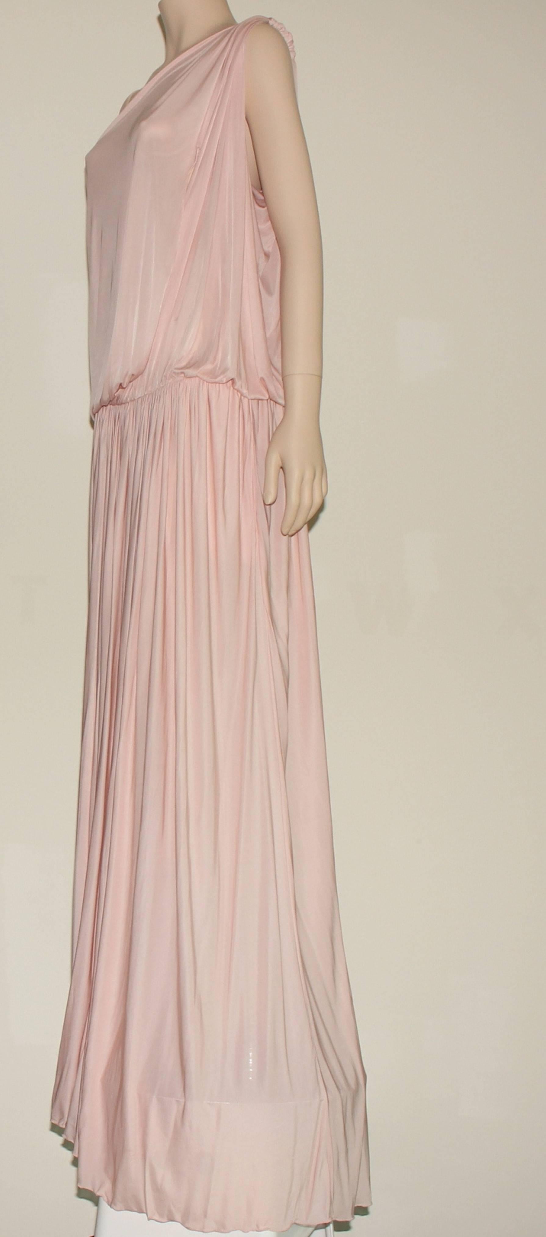 Emilio Pucci Draped Evening Gown Maxi Dress In New Condition In Switzerland, CH