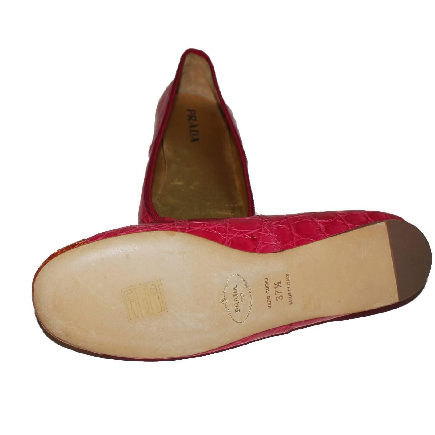 best crocodile ballet flats