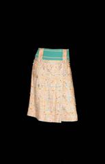 UNWORN Chanel Embroidered Cashmere Lesage Fantasy Tweed Skirt Pearl Buttons 38