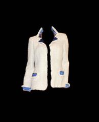 Amazing 3 Pieces Chanel  Lesage Tweed Ivory Blue Brown Silk Skirt Suit Ensemble