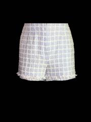 Collector's Amazing Chanel Fringed Tweed Shorts Hot Pants