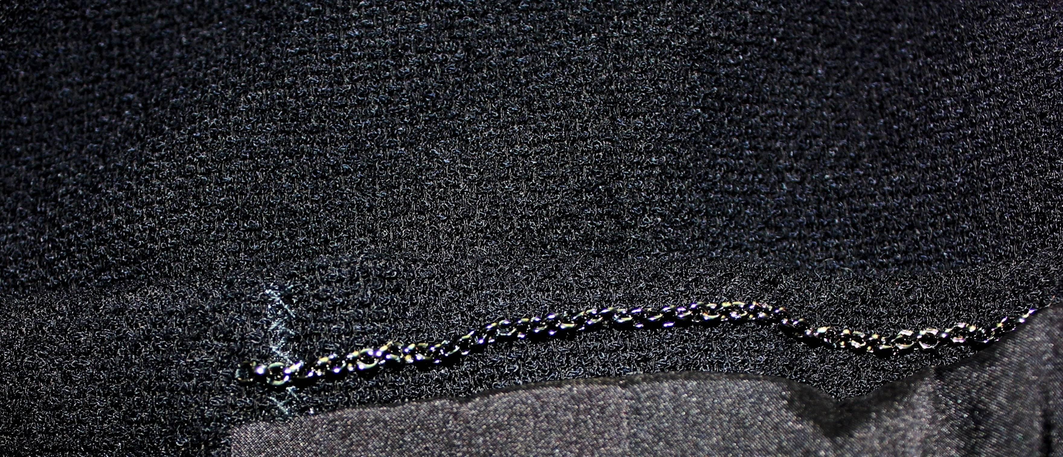 Black Chanel Tweed Pants Suit with Belt  2
