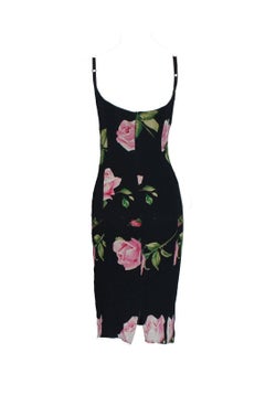 Dolce Gabbana Floral Lace Up Corset Dress