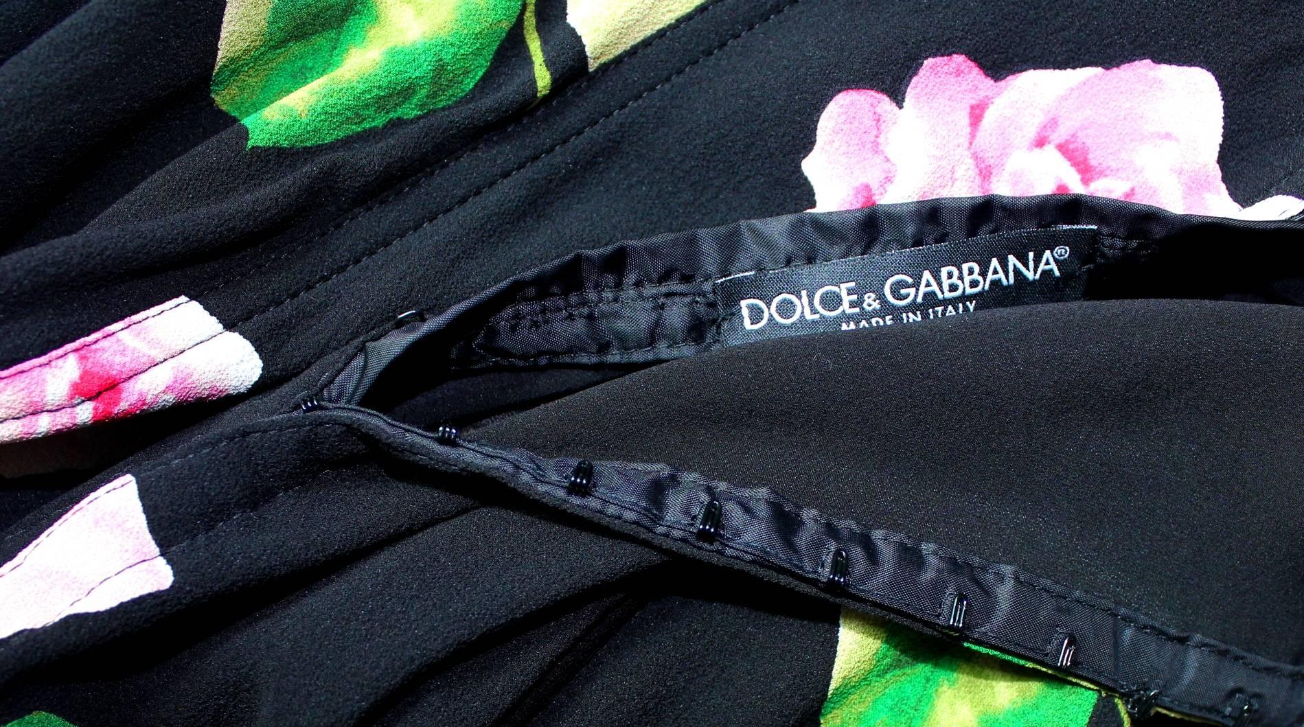 Women's Dolce Gabbana Floral Lace Up Corset Dress