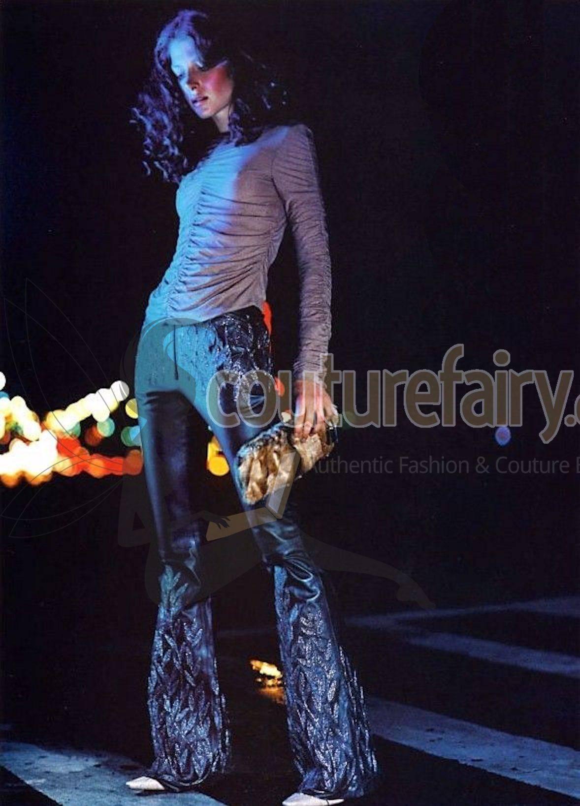 Rare Gucci by Tom Ford 1999 Nude Fur Clutch Bag Purse 3