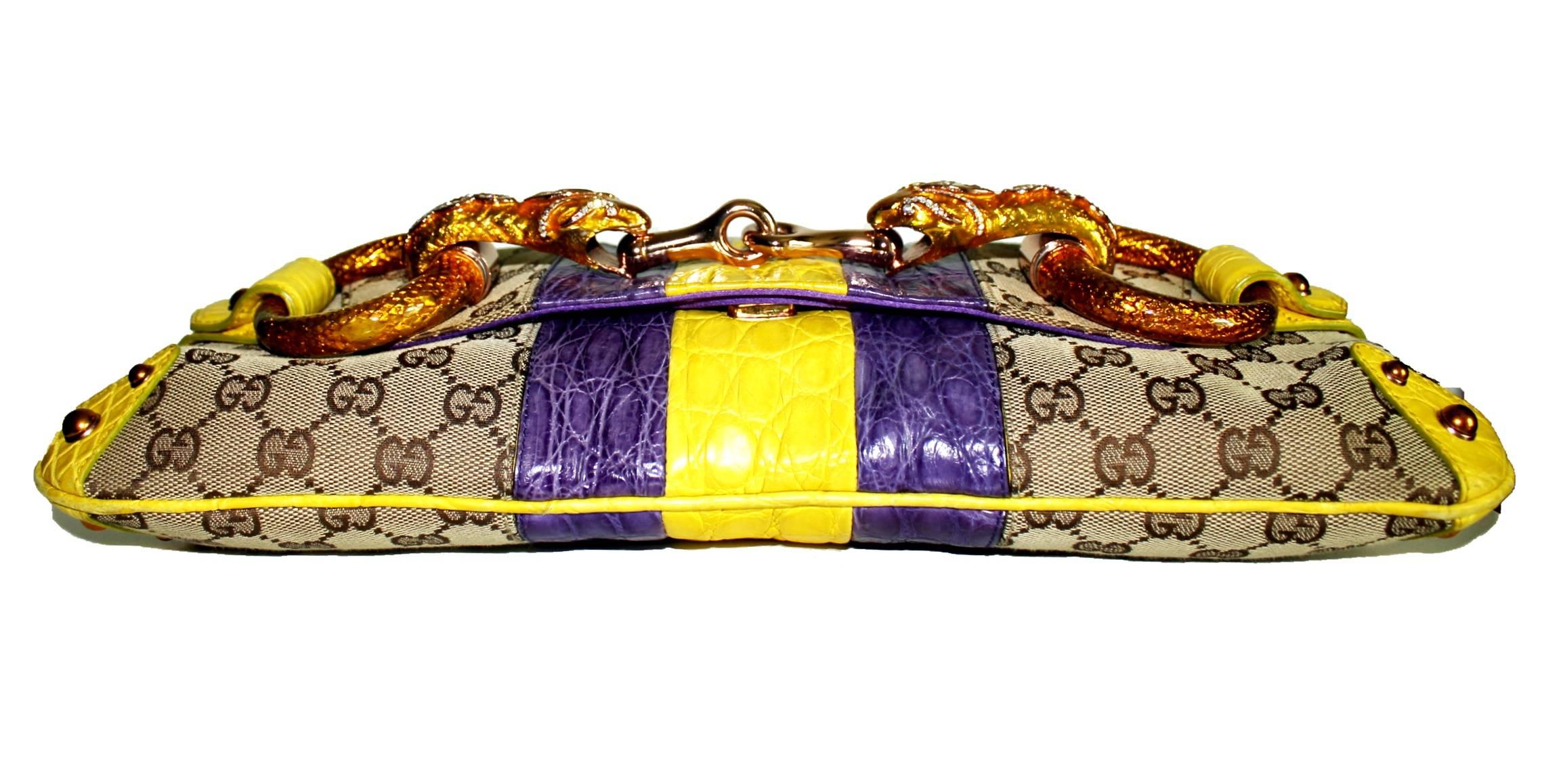 EXTREMELY RARE

GUCCI BY TOM FORD

GORGEOUS SNAKE HEAD JEWELLED GG MONOGRAM 

LIMITED EDITION 

DETAILS: 
A GUCCI signature piece that will last you for many years
From one of GUCCI's most stunning collections by Tom Ford
Very rare Collector's