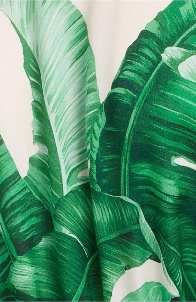 Gorgeous Dolce Gabbana Banana Leaf Print Silk Voile Kaftin Maxi Dress Gown at 1stDibs | caftin, dolce gabbana banana leaf dress, dolce and gabbana banana leaf Gorgeous Dolce Gabbana Banana Leaf Print Silk Voile Kaftin Maxi Dress Gown at 1stDibs | caftin, dolce gabbana banana leaf dress, dolce and gabbana banana leaf