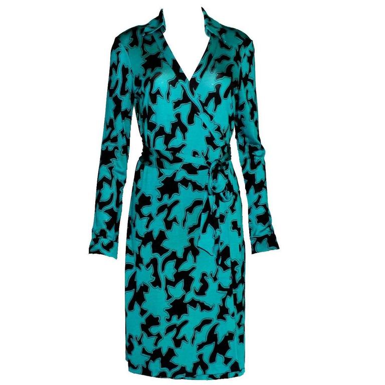 dvf wrap dress vintage