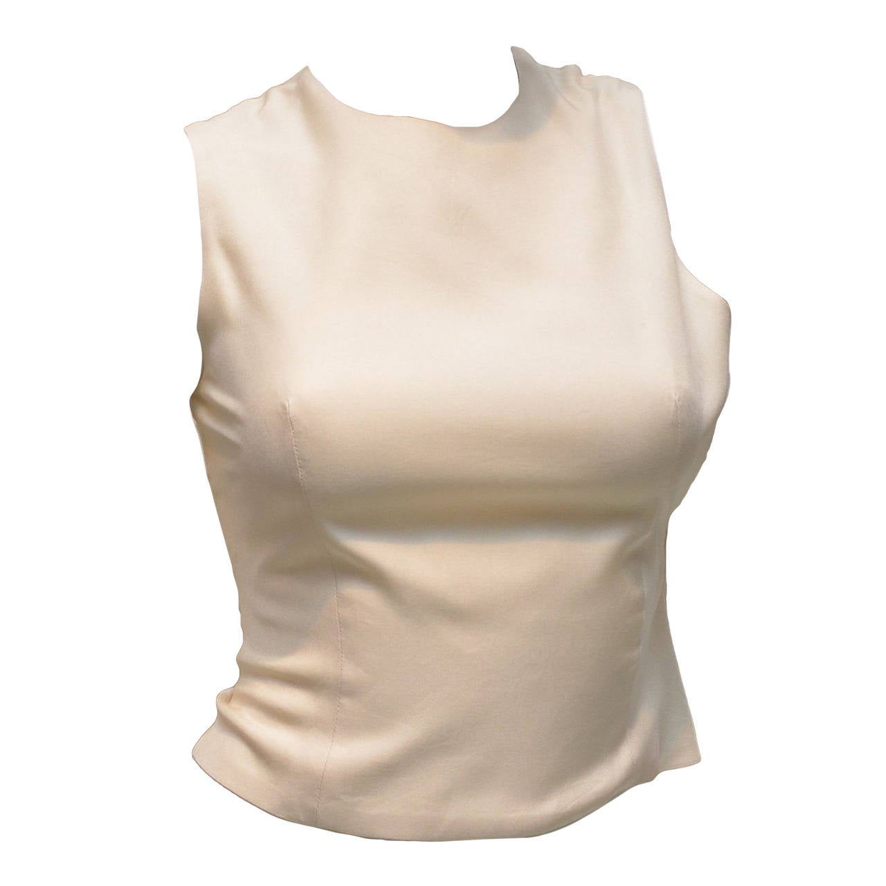 Vintage 2002 Gianni Versace silk top is made with 100% silk, side zipper closure and back lace up tie closure with silver metal eyes. Top is fully lined and is a size 38 made in Italy.

Measurements: Flexible due to lacing
Bust - 32''
Length -