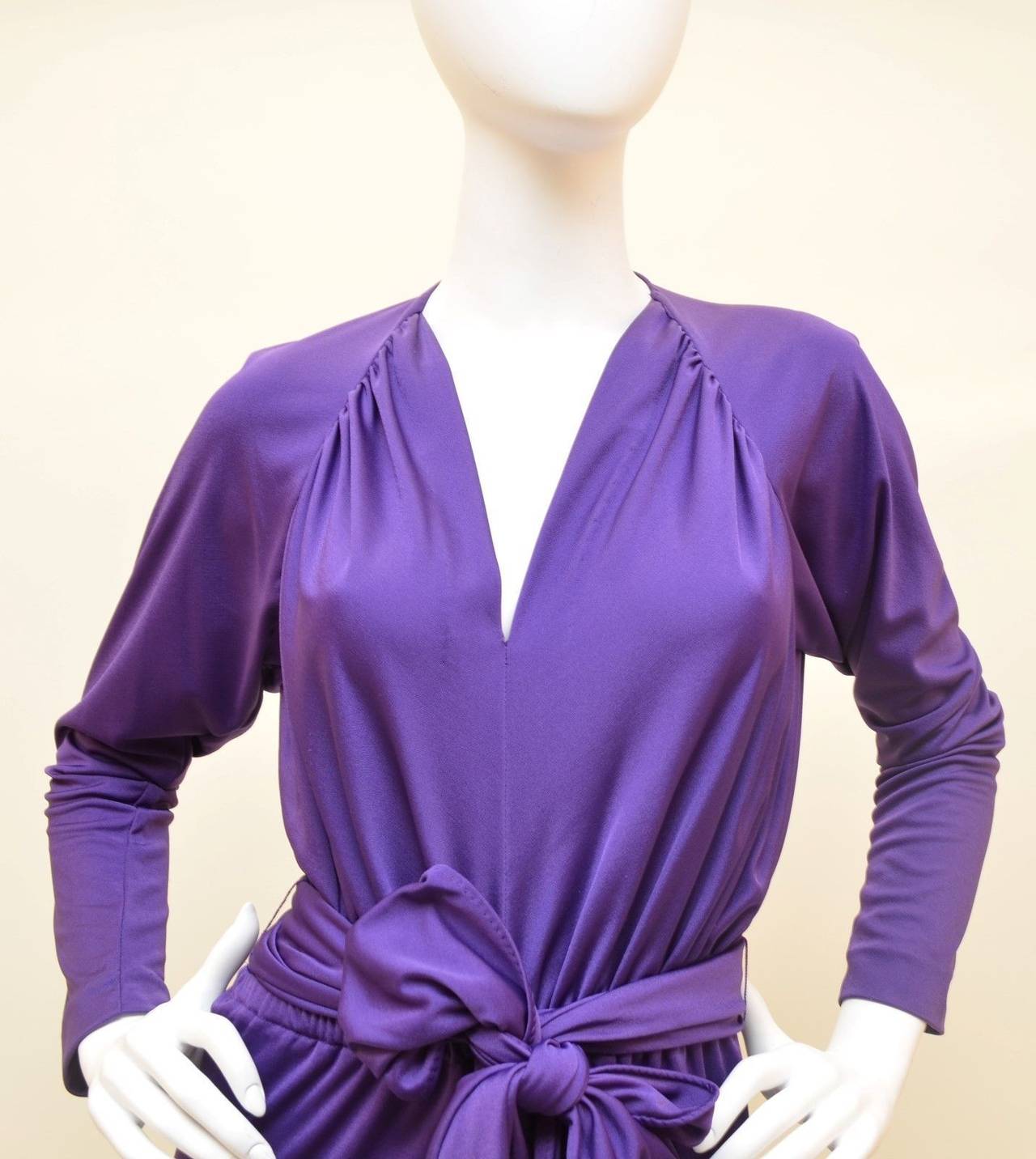 halston jumpsuit 70s