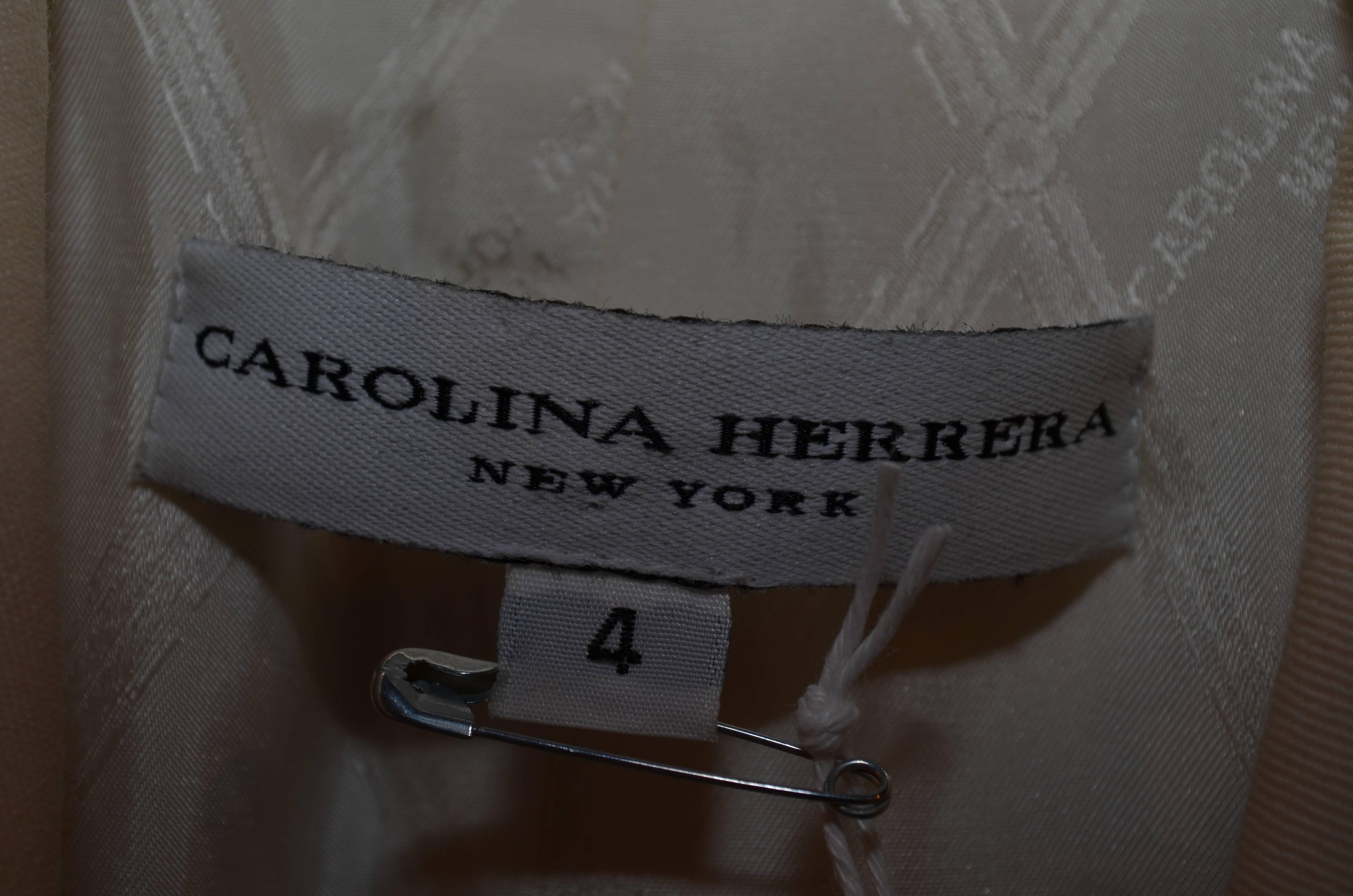 Carolina Herrera Coat Dress In Excellent Condition In Carmel, CA