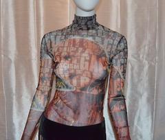 Jean Paul Gaultier Autumn 1997 Print Top & Pants