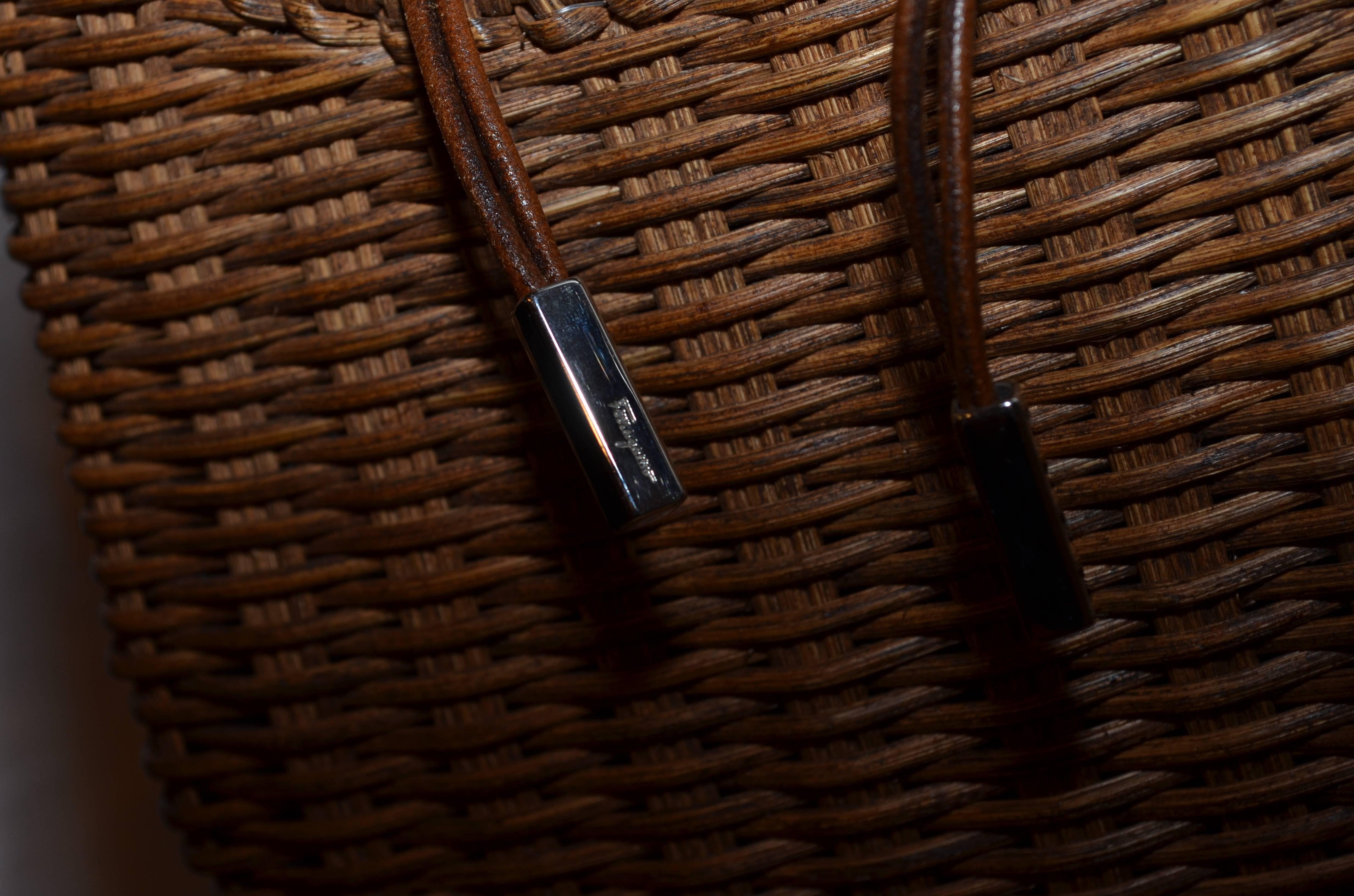 salvatore ferragamo wicker bag