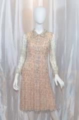 Chanel 2003 P Silk Chiffon Print Dress