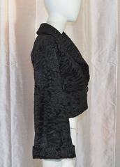 Christian Dior Boutique Broadtail Fur Cropped Jacket