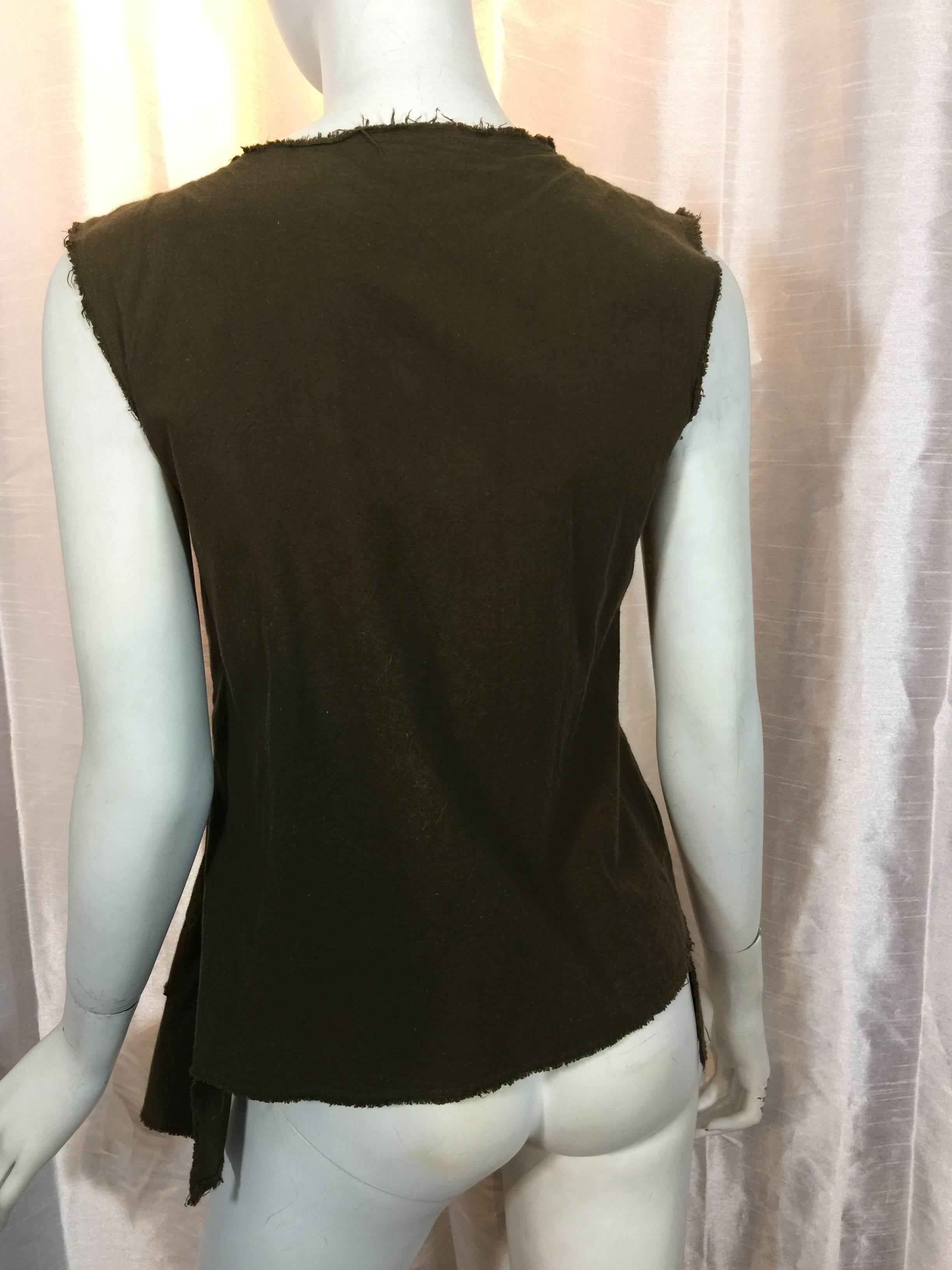 Comme des Garcons 2002 Rosette Vest and Braid Top In Excellent Condition For Sale In Carmel, CA